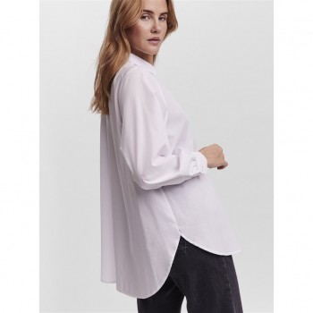 Vero moda VMELLA L/S BASIC SHIRT NOOS 10264952 bright white