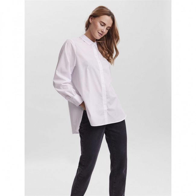 Vero moda VMELLA L/S BASIC SHIRT NOOS 10264952 bright white