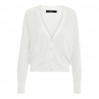 Vero moda VMNEWLEX SHINE LS SHORT V-NECK CARD. REP 10283254 bright white w silver lurex