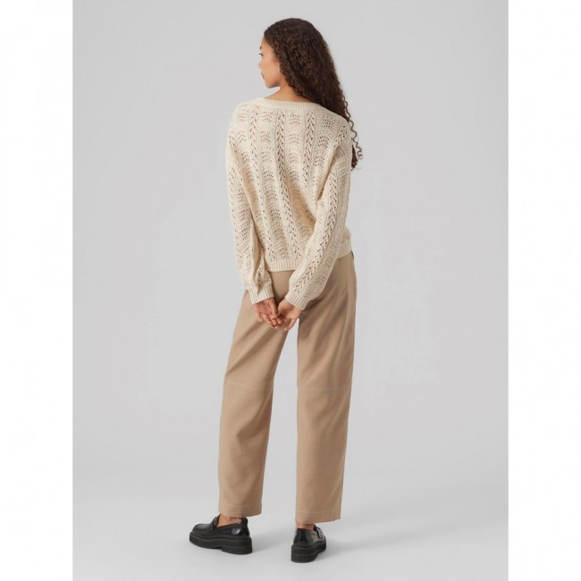 Vero moda VMARLET LS O-NECK SHORT PULLOVER BOO 10300146 birch