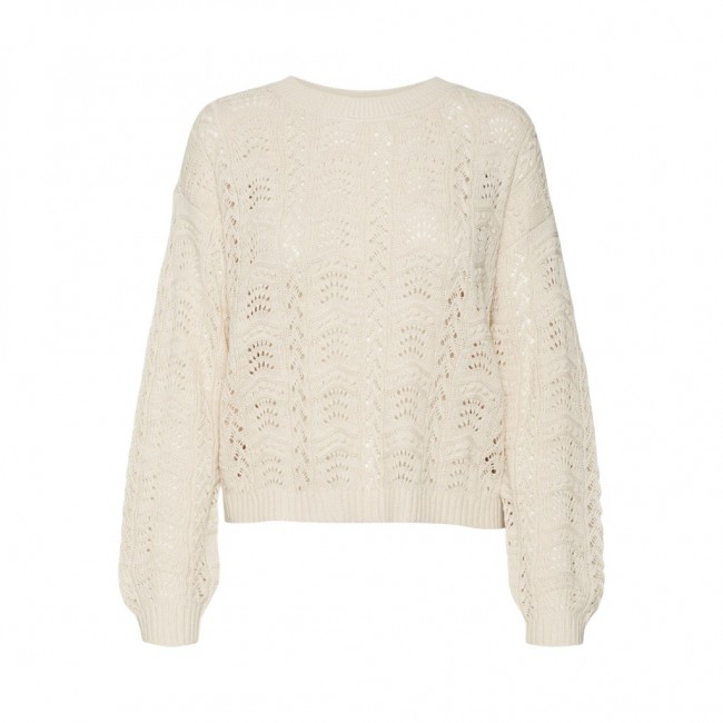 Vero moda VMARLET LS O-NECK SHORT PULLOVER BOO 10300146 birch