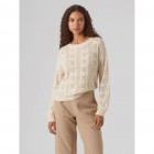 Vero moda VMARLET LS O-NECK SHORT PULLOVER BOO 10300146 birch