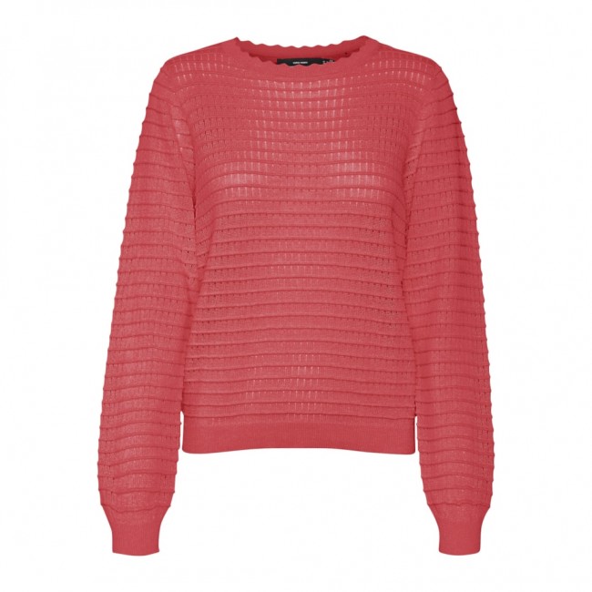 Vero moda  VMERICA LS O-NECK PULLOVER GA BOO 10300153 cayenne