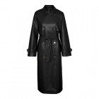 Vero moda VMAMALIE LONG COATED TRENCHCOAT 10300822 black