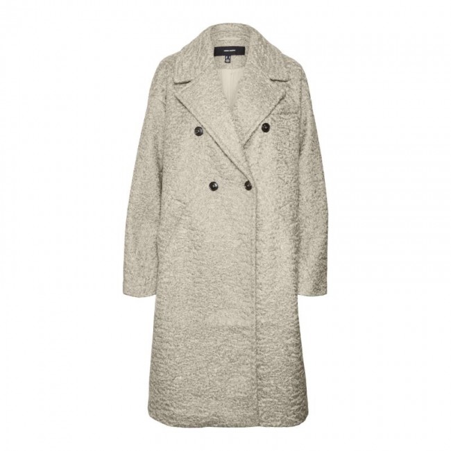 Vero moda VMELITEERIKA LONG COAT BOO 10310743 oatmeal