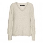 Vero moda VMNERA LS V-NECK PULLOVER BOO 10310874 birch w dtw lurex