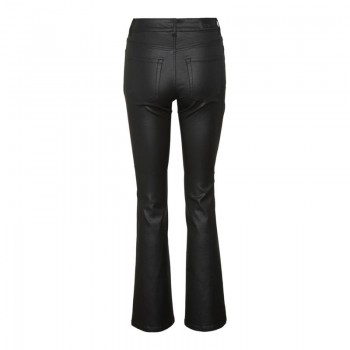 Vero moda VMFLASH MR FLARED COATED PANTS NOOS 10314594 black