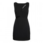 Vero moda VMEVELIN SL SHORT DRESS PA WVN GA 10316620 black