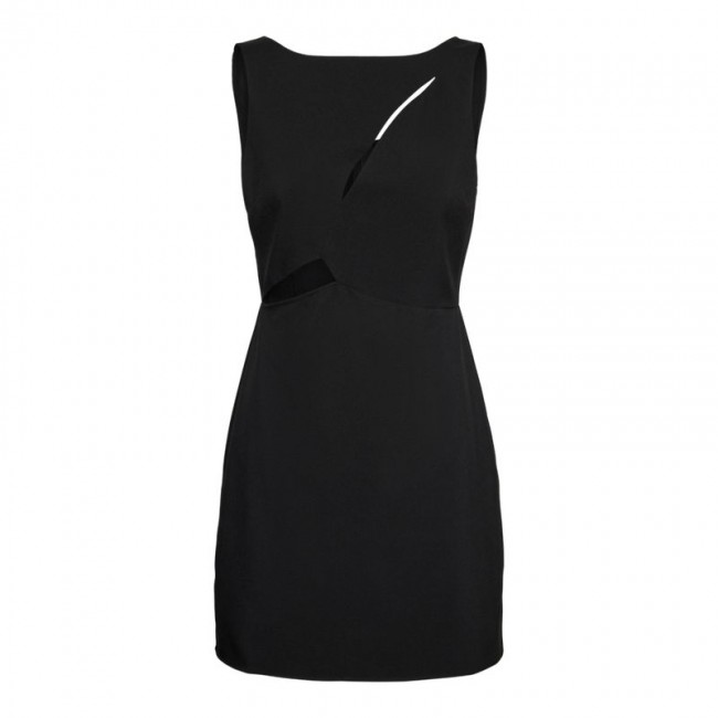 Vero moda VMEVELIN SL SHORT DRESS PA WVN GA 10316620 black