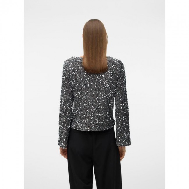 Vero moda VMBELLA LS BOATNECK TOP JRS 10317045 griffin griffin sequins