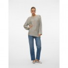 Vero moda VMLEILANI NEW LS O-NECK LONG PULLOVER 10318192 griffin w silver sequins