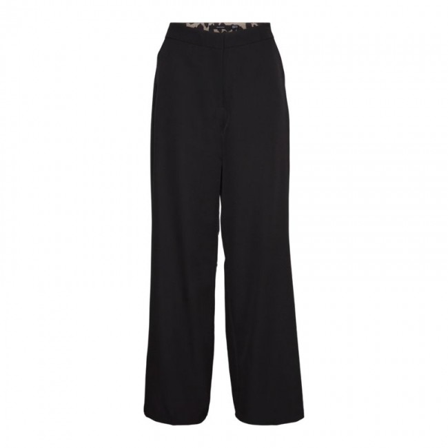 Vero moda VMKACANDRA HW WIDE PANT 10318650 black leo lining