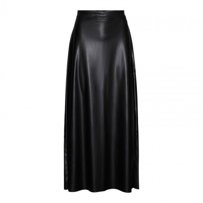 Vero moda VMOLYMPIA HW LONG PL SKIRT 10309137 black