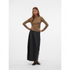 Vero moda VMOLYMPIA HW LONG PL SKIRT 10309137 black