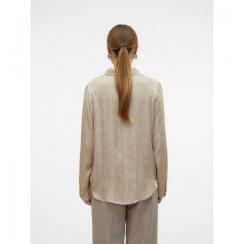 Vero moda VMOTHEA L/S SHIRT WVN BTQ 10315404 silver mink