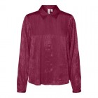 Vero moda VMOTHEA L/S SHIRT WVN BTQ 10315404 red plum