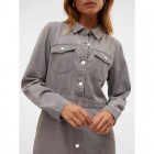 Vero moda VMMOLLY LS  ANK DENIM DRESS SI203 10327597 light grey denim