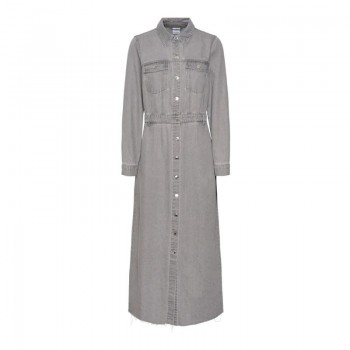 Vero moda VMMOLLY LS  ANK DENIM DRESS SI203 10327597 light grey denim