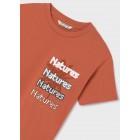 Mayoral Μπλουζα κοντοµαν nature 24-06037-052 πορτοκαλι