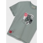 Mayoral Μπλουζα κοντ/κη stickers 24-06044-083 μεντα