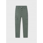Mayoral Παντελονι cargo slim fit 24-06518-047 χακι