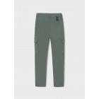 Mayoral Παντελονι cargo slim fit 24-06518-047 χακι