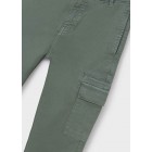 Mayoral Παντελονι cargo slim fit 24-06518-047 χακι