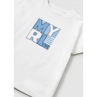 Mayoral Μπλουζα κοντοµανικη βασικη 24-00106-025 λευκο