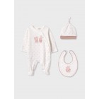 Mayoral Σετ δωρου µε 3 τεµαχια 13-09360-011 ροζ Baby
