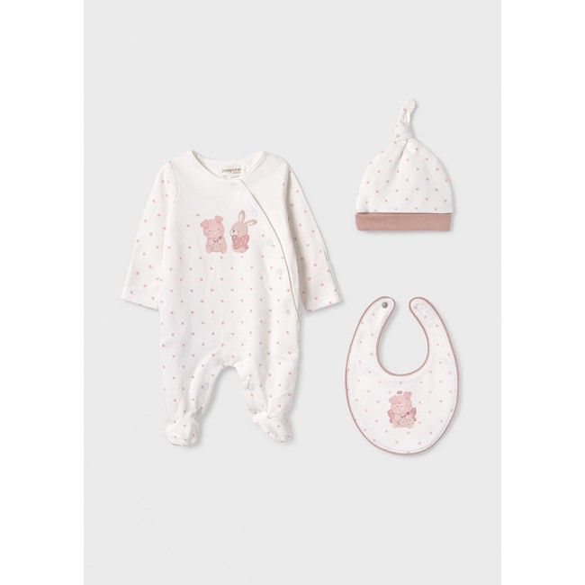 Mayoral Σετ δωρου µε 3 τεµαχια 13-09360-011 ροζ Baby