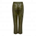 Only ONLKIM FAUX LEATHER CARGO PANT CC OTW 15293029 dark olive