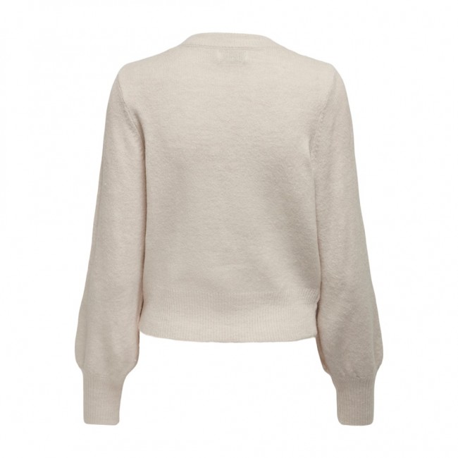 Only ONLLEANDRA LS PEARL ONECK CC KNT 15294547 moonbeam melange