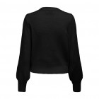 Only ONLLEANDRA LS PEARL ONECK CC KNT 15294547 black