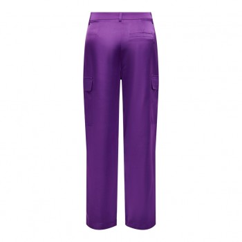 Only ONLPILAR CARGO SATIN PANTS WVN 15303372 amaranth purple