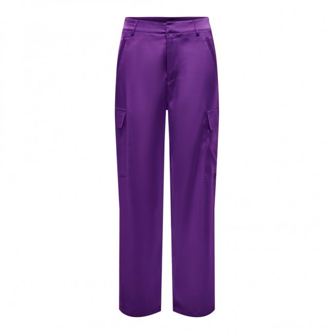 Only ONLPILAR CARGO SATIN PANTS WVN 15303372 amaranth purple