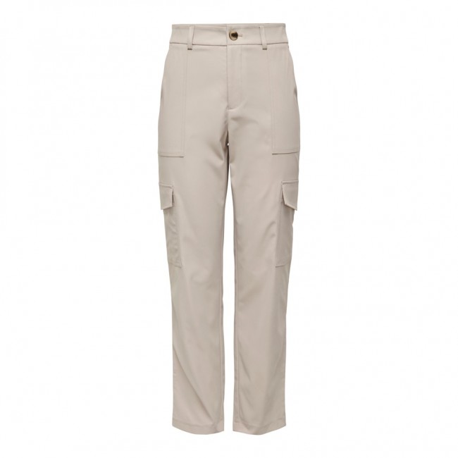 Only ONLEMBER HW SATIN CARGO PANT PNT 15304640 pumice stone