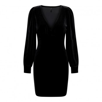 Only ONLSMOOTH L/S V-NECK DRESS JRS 15307942 black