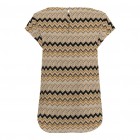 Only ONLNOVA LIFE VIS S/S TOP AOP 15222174 inca gold 546 bali zigzag