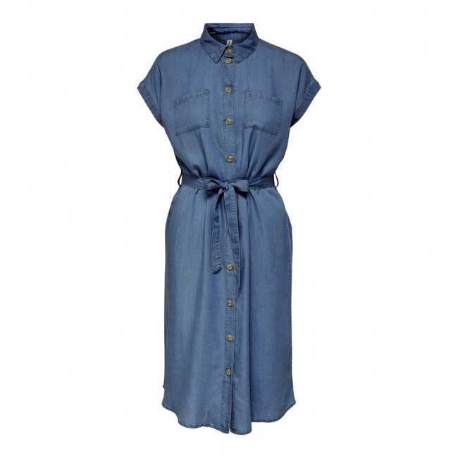 Only ONLPEMA HANNOVER SS DNM SH DRESS QYTNOOS 15250429 dark blue denim