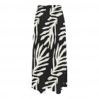 Only ONLNOVA LIFE VIS LONG SKIRT AOP 15283512 black 548 upscale palm