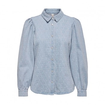 Only ONLROCCO-ELIZA LS DNM SHIRT BJ 15312762 light blue denim