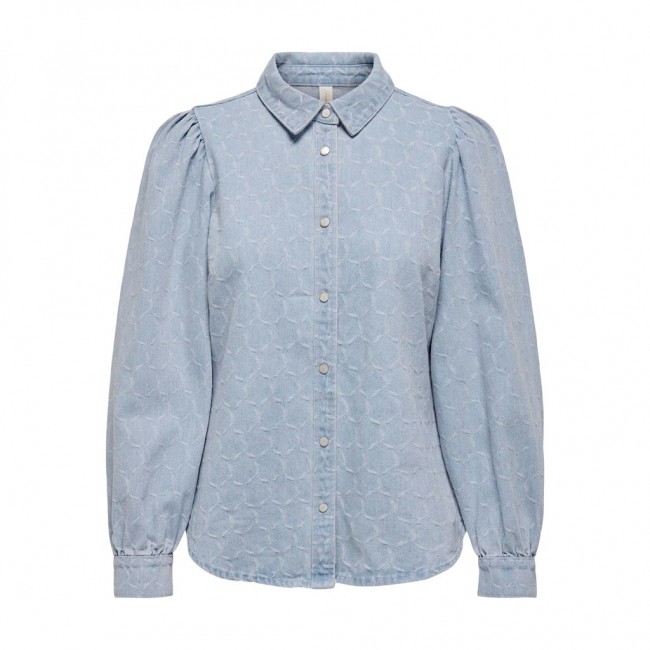 Only ONLROCCO-ELIZA LS DNM SHIRT BJ 15312762 light blue denim