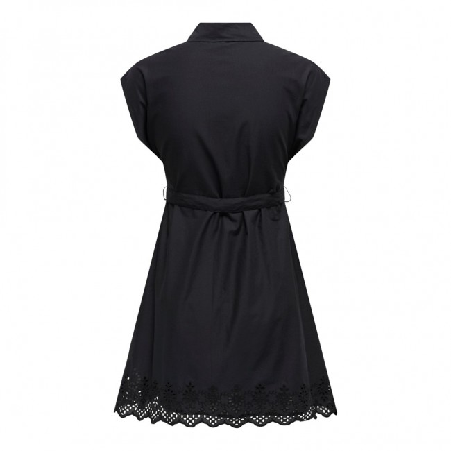 Only ONLLOU LIFE EMB S/S SHIRT DRESS PTM 15314411 black