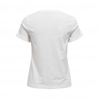 Only ONLNINKA LIFE S/S TEE POCKET TOP BOX JRS 15315355 bright white sequins