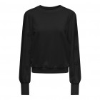 Only ONLFEMME L/S PUFF EMBROIDERY UB SWT 15315687 black