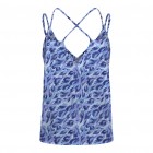 Only ONLNOVA LIFE VIS AMELIA SINGLET AOP 15317818 jacaranda 477 empowered leo