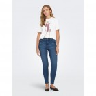 Only ONLMOLLY S/S LADIES TOP BOX JRS 15318107 clouddancer pink lady