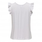 Only ONLMARGA ZINDY LIFE CAPSLEEVE TOP WVN 15319153 bright white