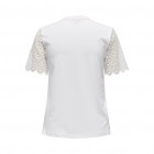 Only ONLNIKKI LIFE S/S MIX TOP JRS 15319435 bright white