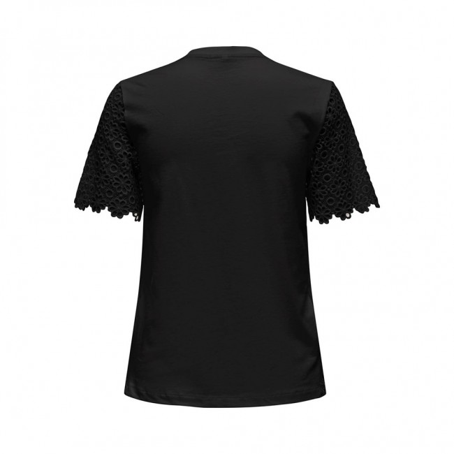 Only ONLNIKKI LIFE S/S MIX TOP JRS 15319435 black